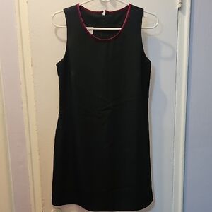 Anna Paul Collection Chic Black Mini Dress with Red Accents